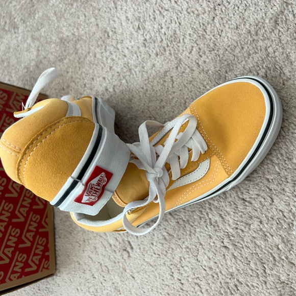 New Old Skool Flax Yellow Vans Skate Casual shoes - Picture 12 of 15